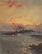 Alvan Fisher Hilo Bay oil painting
